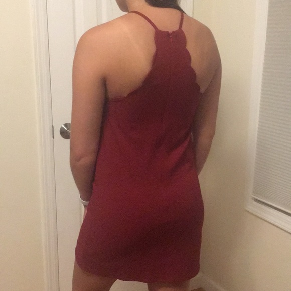 Lulu’s Scalloped Neck Line Dress - worn once! - Picture 5 of 8